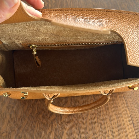 Teddy Blake Gigi Dollarino Bag With Strap in Caramel 11” - Picture 11 of 13